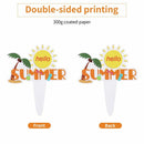 Aloha Party Summer Beach Hawaii Cupcake Topper Cake Decoration Hello Summer