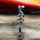 20pcs Fishing Barrel Bearing Swivels Stainless Steel Solid Ring (21mm) Newly