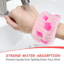 Flannel Washing Face Wristband Soft Wrist Band Elastic Absorbent Hair Accesories