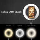 Selfie Ring Light Adjustable Dimmable LED Tabletop Selfie Lighting with Tripod