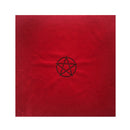2pcs Vevet Altar Tarots Tablecloth with Bags Board Game Supplies (Red) Newly
