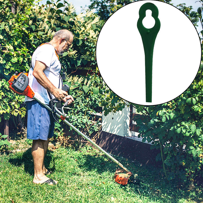 #A 40pcs Cordless Grass Trimmer Strimmer Plastic Blade Cutter Tool for Terratek