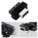 Desktop Computer USB3.0 19P/20P Type E Adapter PC Laptop Converter Connector Kit