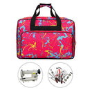 Unisex Large Capacity Sewing Machine Travel Storage Bags+Tool Bags (Red)