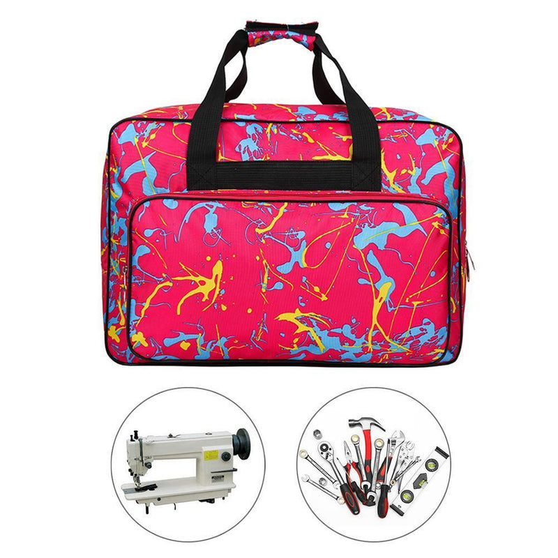 Unisex Large Capacity Sewing Machine Travel Storage Bags+Tool Bags (Red)