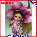 DIY Diamond Painting Kits Full Round Drill Purple Girl Mosaic Home Decoration