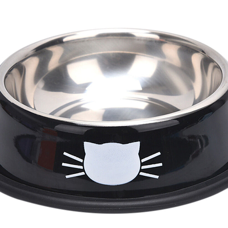 Elevated Dog Food Water Anti-leak Bowl Raised Feeder Stand Pet Feeding Supp