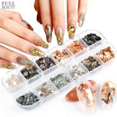 Charms Shimmer Glitter Nail Sequins Nail Stone Mica Marble Abalone Shell Flake