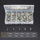 5size Single Barrel Crimping Sleeves Fishing Line Wire Leader Copper Tubes UK