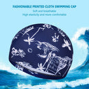 Swimming Caps Women Men Waterproof Ear Protection Swim Hat (Lake Blue) Newly