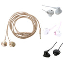 Sports Headphone Universal Phone Metal Headphones Ear Style(Black)