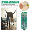 52pcs/set Fishing Swivels Snaps Hooks Luminous Beads Lure Carp Fishing Tackles