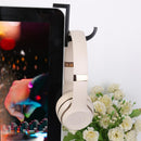 Universal Headphone Holder Wall Hook PC Monitor Headset Stand Rack (Black) Newly
