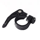 Quick Release MTB Seatpost Clamp Aluminum Seat Post Clamp (25.4mm Black) Newly
