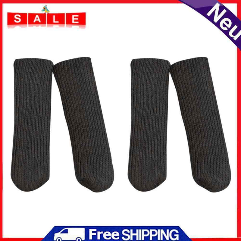 4pcs/set Pure Chair Desk Feet Sock Thickened Anti-Brief Table Leg Knitted Cover
