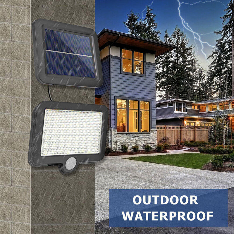 COB 56LED Solar Split Lamp Motion Sensor Waterproof Outdoor Night Lighting