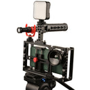 VD-F1 Video Camera Cage Stabilizer Film Making Rig Case Mobile Phone Grip Stand