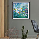 Full Cross Stitch 11CT Fresh Flowers Counted Embroidery DIY Needlework Kits Art
