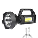 Camping Super Bright LED Searchlight USB Rechargeable Solar Fishing Light