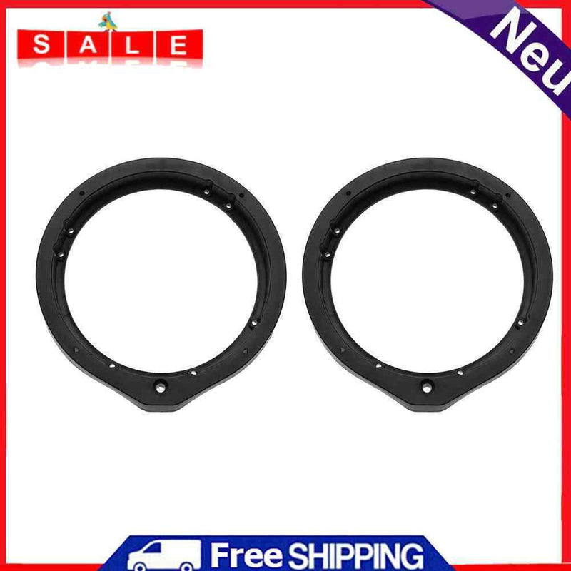 1 Pair 6.5"" Front Rear Door Aftermarket Speaker Adapter Plates for Hon