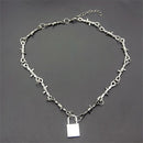 Hip Hop Biker Little Thorns Brambles Dark Gothic Punk Necklace Barbed Wire