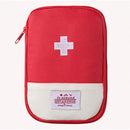 Medicine Bag Outdoor Camping Emergency First Aid Kit Mini Pill Case (Red S)