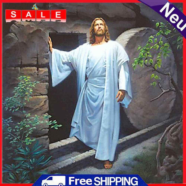 5D DIY Full Drill Diamond Painting Jesus Embroidery Mosaic Kit Needlework Decor