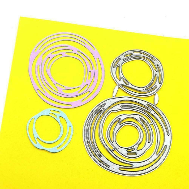 Heart Circle Scrapbooking Stencil Die Cuts Card Embossing DIY Cutting Metal K9L5