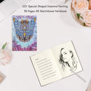 DIY Butterfly Special Shaped Diamond Painting 50 Pages A5 Sketchbook Notebook