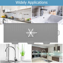 Kitchen Silicone Faucet Mat Sink Splash Guard Countertop Protector (Grey) Newly