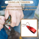 Fishing Line Pliers Fish Lure Hook Cutter Remover Scissor (JX102 Black)
