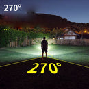 Headlight USB Charging 270 Degree Floodlight Strong Light Induction Headlamp