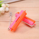 6pcs Perm Bar Rubber Band Hair Curler Hairdressing Tool(Random Color/10