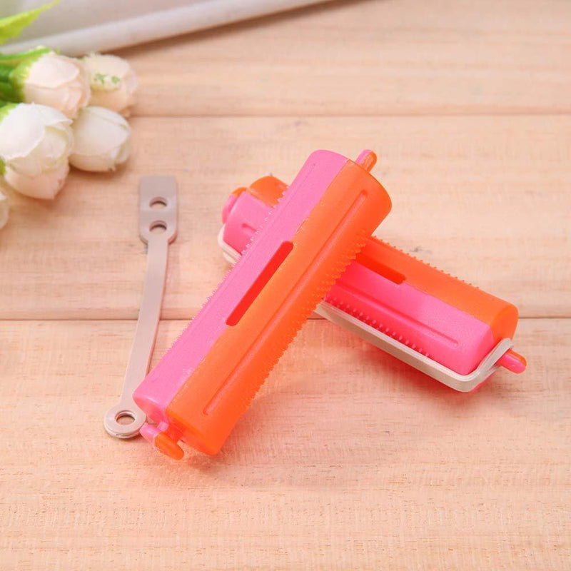 6pcs Perm Bar Rubber Band Hair Curler Hairdressing Tool(Random Color/10