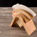 Wooden V60 Filter Paper Rack Hand Drip Coffee Filter Paper Holder Stand (B)