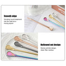 Drinking Straw Stainless Steel Yerba Mate Filter Spoons Reusable Tea Coffee