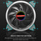 COOLMOON 12cm Cooling Fan Large 4-Pin Mute Heatsink for Desktop Chassis PC Case