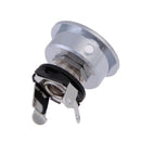 Electric Guitar Chrome Socket Jack Plate For 6.35mm Plug Electrosocket TL