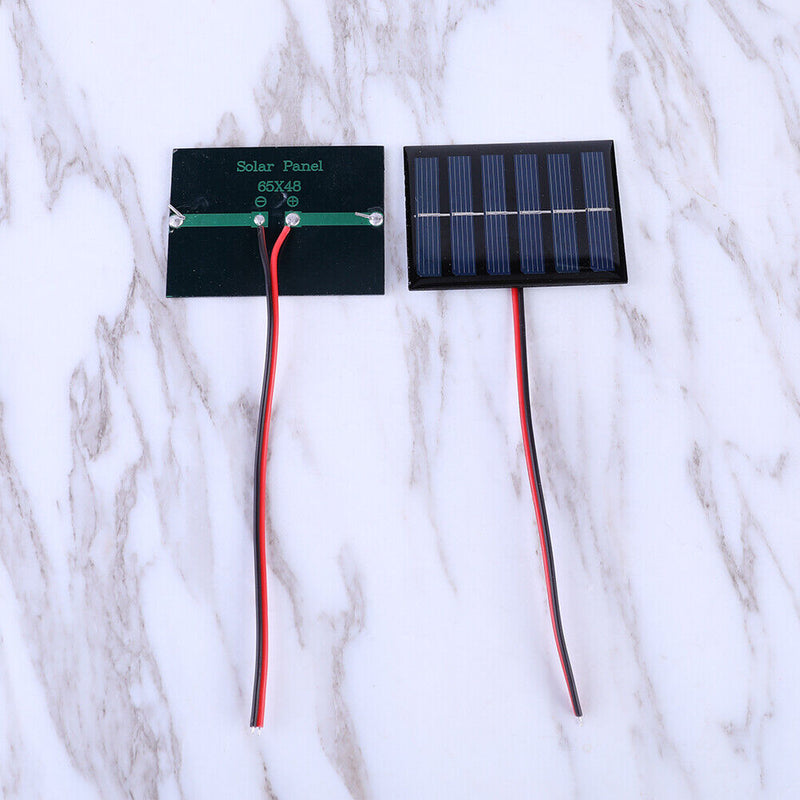 1pc Mini Solar Panel 1W 3V 100MA DIY Outdoor Camp Solar Charger Power Bank Newly