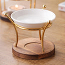 Ceramics Aromatherapy Burner Aroma Diffuser Essential Oil Lamp Tealight Holder
