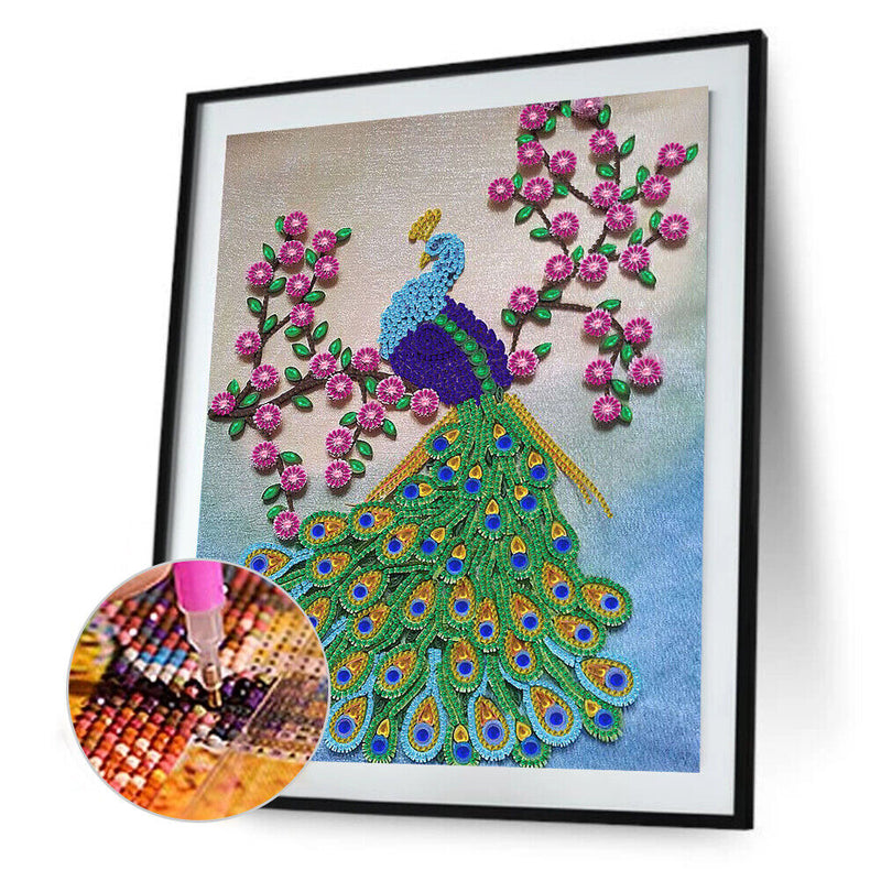 Yan Paper Drawing 5D DIY Diamond Painting Specially Shaped Partial Drill (YXC210)