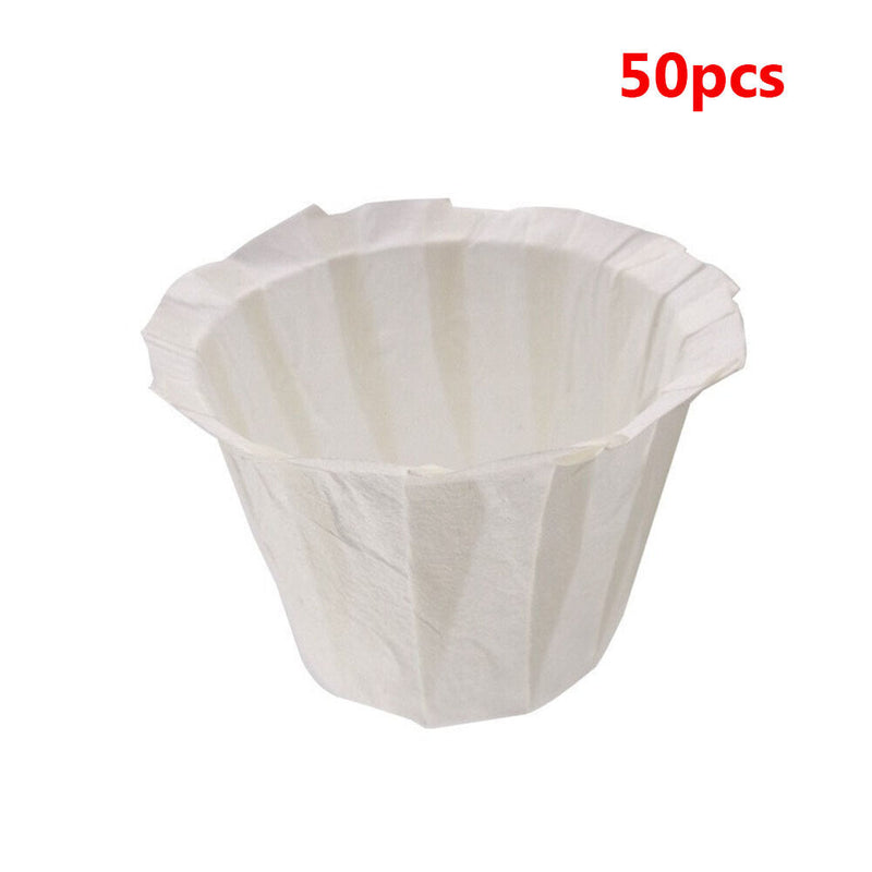 Disposable Coffee Cup Filter Paper Replacement Food Grade Sheet (50pcs) Newly
