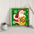 Paint By Numbers Kit DIY Christmas Santa Colouring Oil Picture Ornament