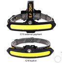 Sensor Headlamp COB XPE Outdoor Camping Emergency Torch (with Battery)