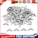 100pcs Tone Scrapbooking Albums Corner Protectors Card File Menu Metal Book