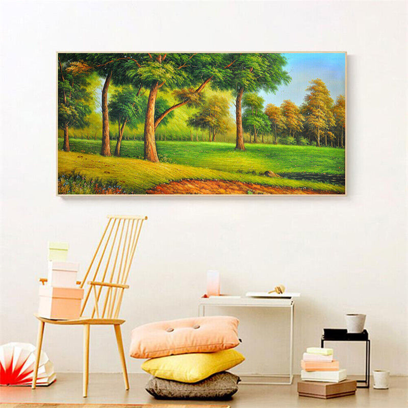 Mountain Forest Full Round 5D DIY Diamond Painting Embroidery Wall Picture Decor