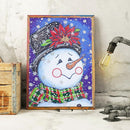 5D DIY Special Shaped Diamond Painting Snowman Cross Stitch Craft Kit Home