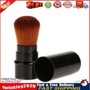 Retractable Cosmetic Brush Makeup Contour Foundation Blush Tool (Black) Newly
