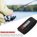 Fishing Rod Wrap Bundle Elastic Rod Fastening Strap  Rod Belts Rod (Black) Newly