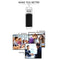CW10029 High Speed USB 2.0 Flash Drive Clear Cap Thumb Drive (64MB Black)